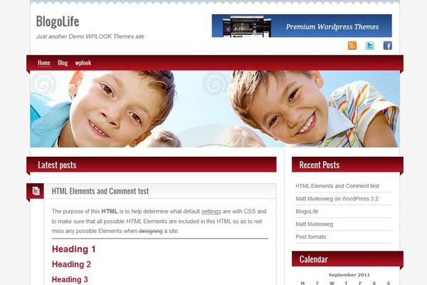 BlogoLife Free WordPress Theme