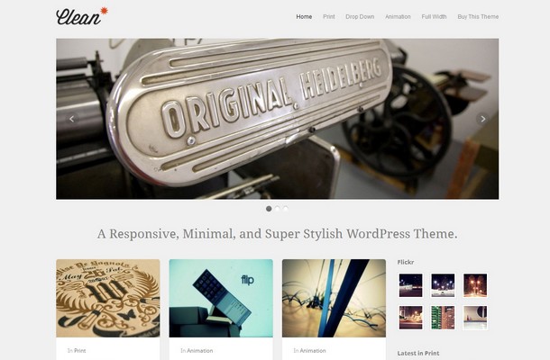 Clean WordPress Theme