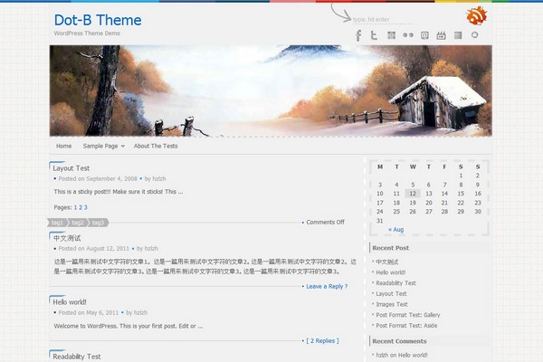 Dot-B Free WordPress Theme