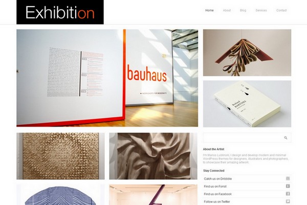 Exhibition Free WordPress Theme