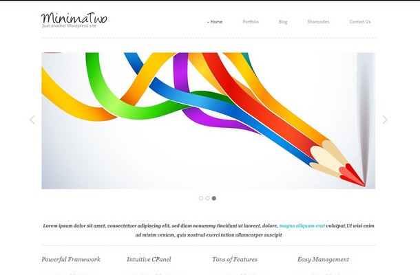 Minima Two WordPress Theme