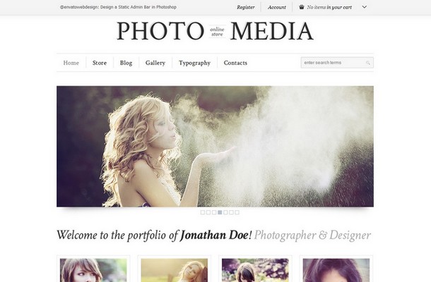 Phomedia WordPress Theme - A WP E-Commerce theme