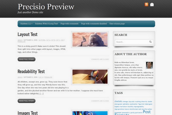 Precisio WordPress Theme Precisio Free WordPress Theme