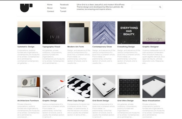 Ultra Grid WordPress Theme
