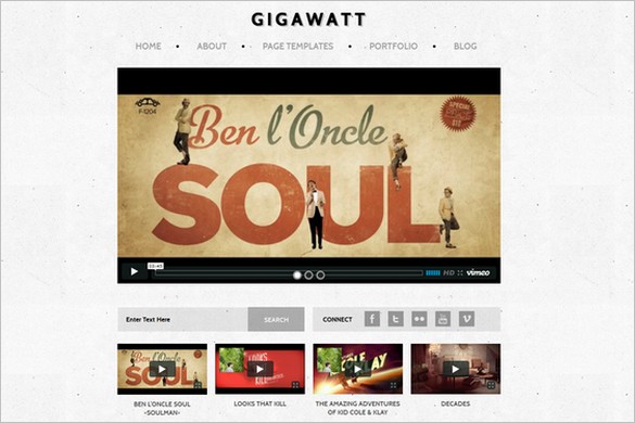 Gigawatt Responsive WordPress Theme