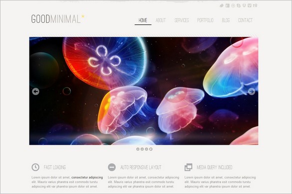 Good Minimal Responsive WordPress Theme 