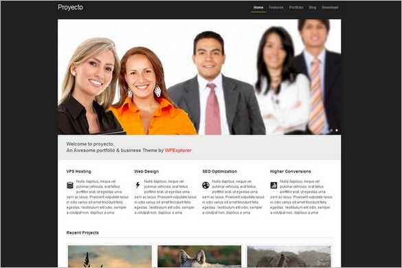 Proyecto is a free WordPress Theme by WPExplorer.com