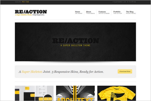 Reaction - A Fully Responsive WordPress