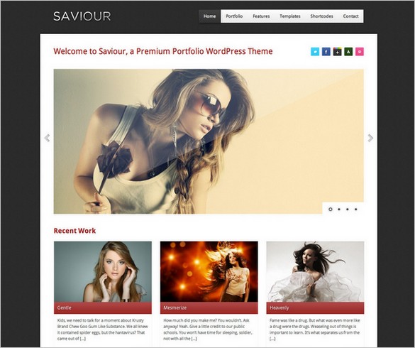 Saviour - A Responsive WordPress Theme