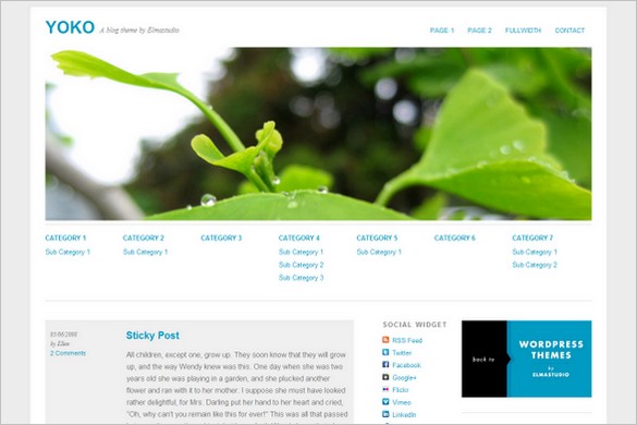 Yoko - A Responsive WordPress Theme