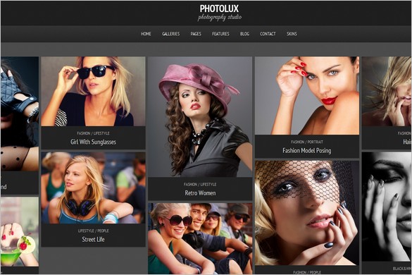 Photolux is a Photography WordPress Theme
