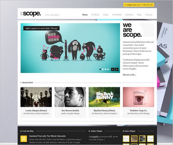Scope is a Agency  and Business WordPress Theme 