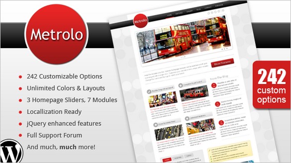 Metrolo – A Powerful and Flexible WordPress Theme