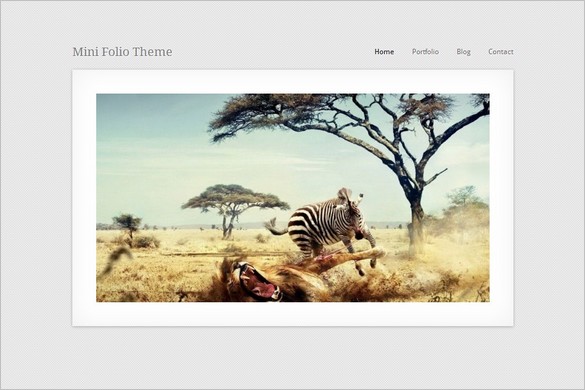 MiniFolio is a free WordPress Theme by WPExplorer.com