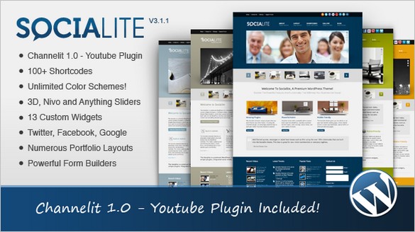 Socialite - Modern WordPress Theme