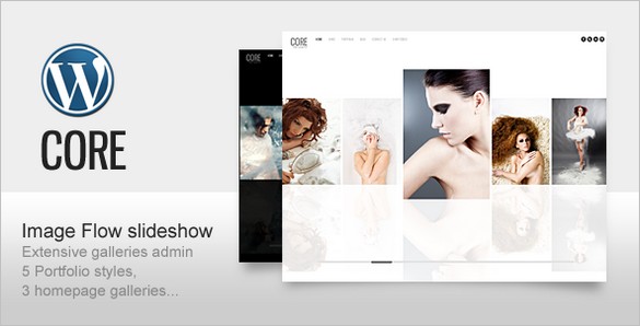 Core - A Minimalist Photography Portfolio WordPress Theme