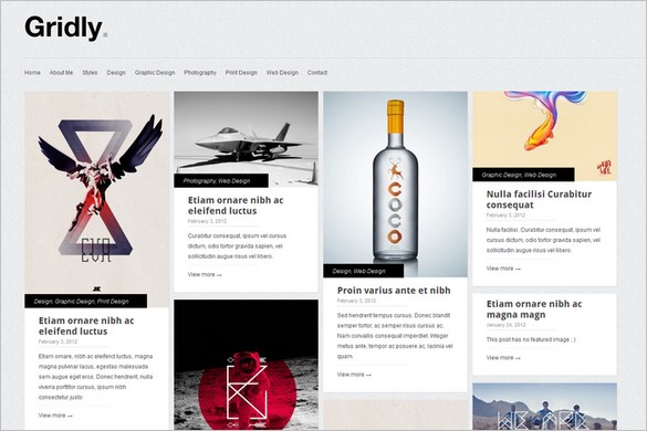 Gridly is free WordPress Theme by Eleven Themes