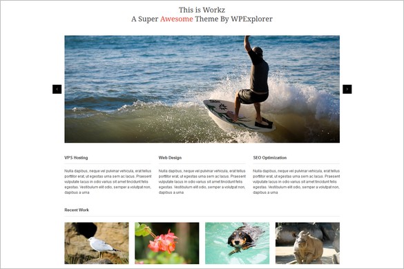 Workz is a free WordPress Theme by WPExplorer