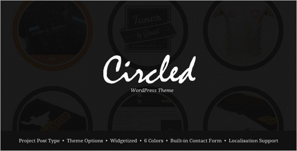 Circled is a Portfolio WordPress Theme
