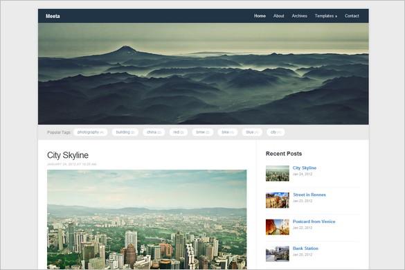 Meeta is a free WordPress Theme by WPZOOM