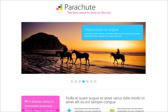 Parachute is a Minimalistic Business WordPress Theme