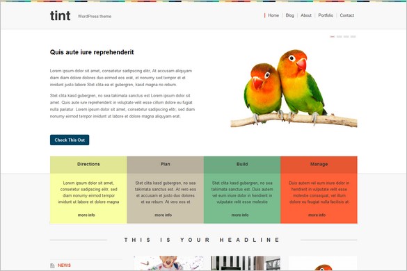 Tint is a free WordPress Theme by Themes Kingdom