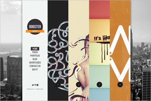 BOOSTER Responsive one page slide WordPress Theme BOOSTER is a Responsive one page slide WordPress Theme