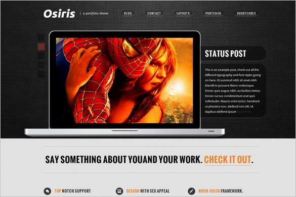 Osiris is a Creative Portfolio WordPress Theme