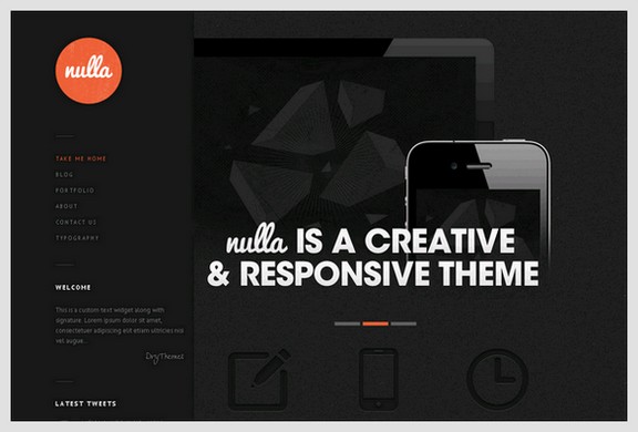 Nulla is a Portfolio & Blog WordPress Theme 