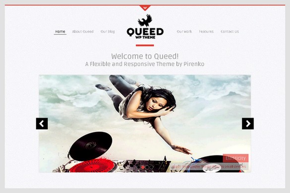 Queed is a Portfolio WordPress Theme