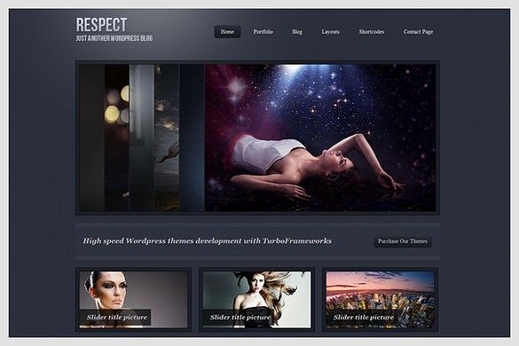 Respect Pro is a Portfolio WordPress Theme