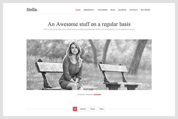 Stella is a Portfolio WordPress Theme