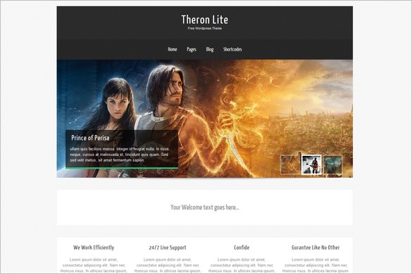 Theron Lite is a free WordPress Theme by Towfiq I