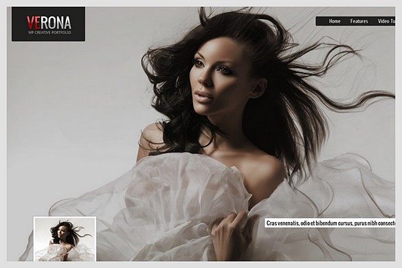 Verona is a Portfolio WordPress theme