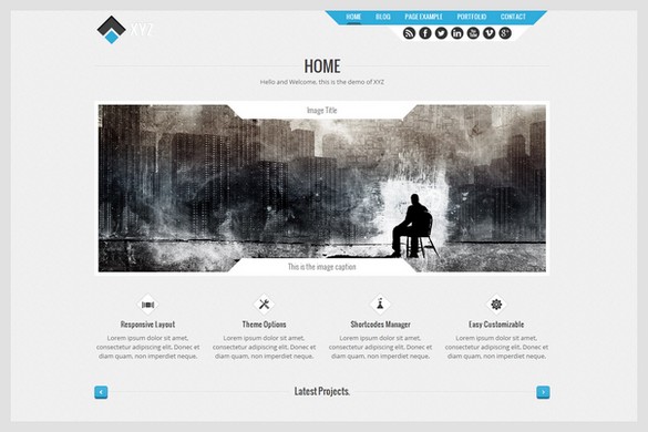 XYZ is a creative Portfolio WordPress Theme