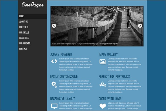 OnePager is a free WordPress Theme by Umair Ashraf