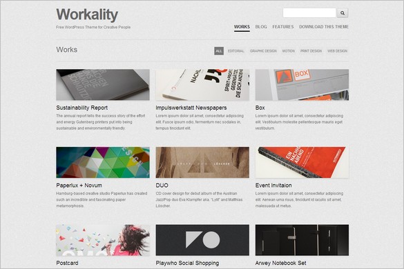 Workality is a free responsive WordPress Theme