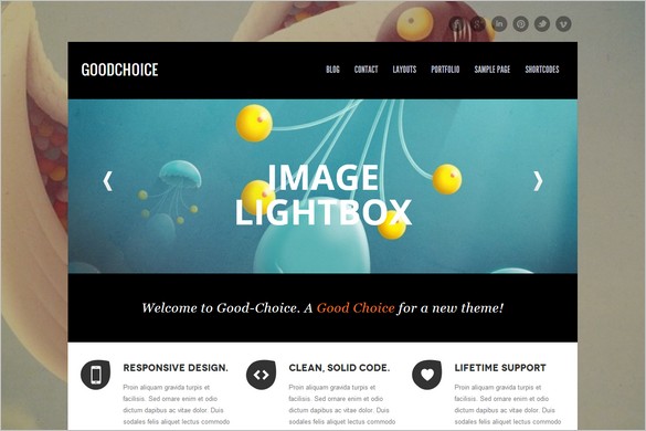 GoodChoice is a free WordPress Theme