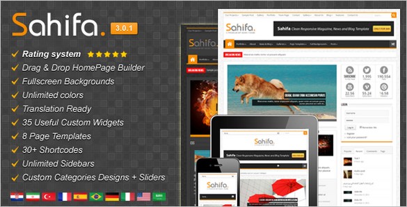 Sahifa Responsive Magazine WordPress Theme
