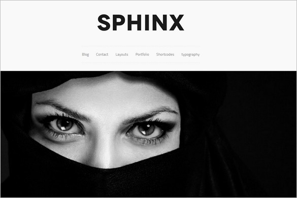 Sphinx is a free WordPress Theme