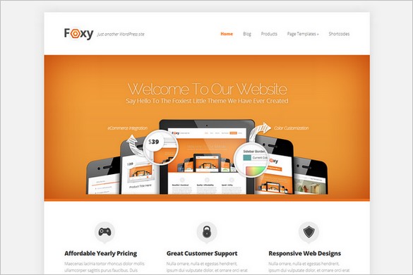 Foxy - A Business WordPress Theme from Elegant Themes