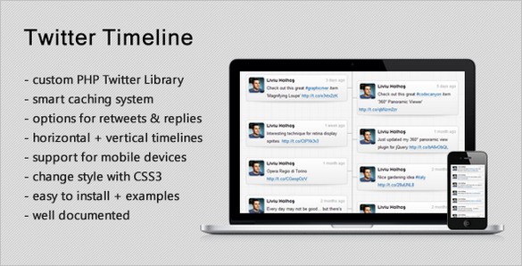 Free files - Responsive Twitter Timeline