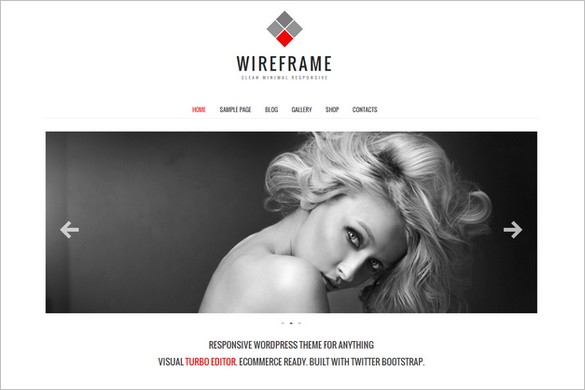 Wireframe Outstanding WordPress Theme