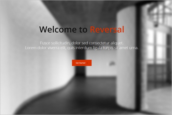  One Page WordPress Themes - Reversal