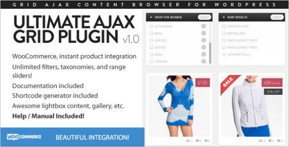 WordPress plugins - Ultimate Ajax Grid Plugin