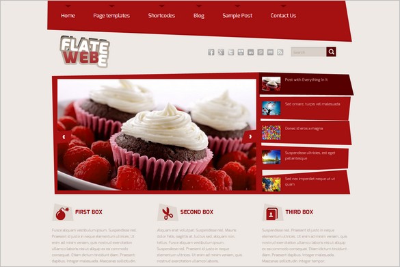 Quality WordPress Premium Themes from Themes4all.com- Flatee