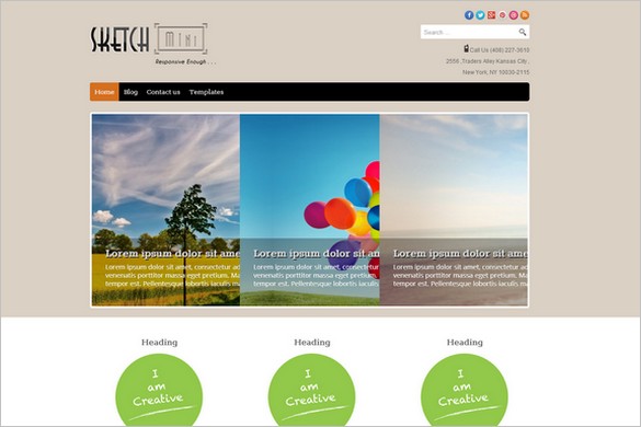 Free Outstanding WordPress Themes - SketchMini