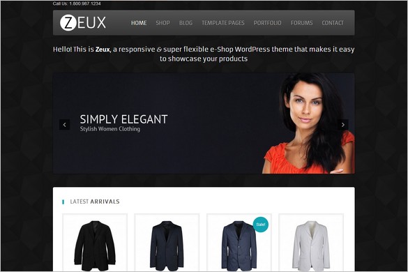 Free Outstanding WordPress Themes - Zeux