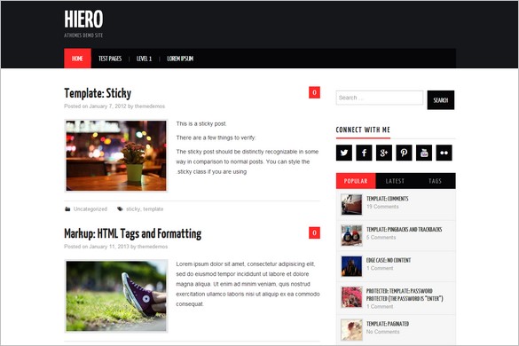 Hiero Free WordPress Theme