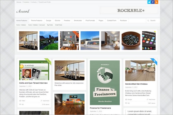 Pinterest Inspired Themes for WordPress - Accord